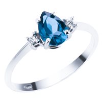 Anello Lunatica Donna in Oro Topazio 0.95 Ct ABLG750 - ABLG750